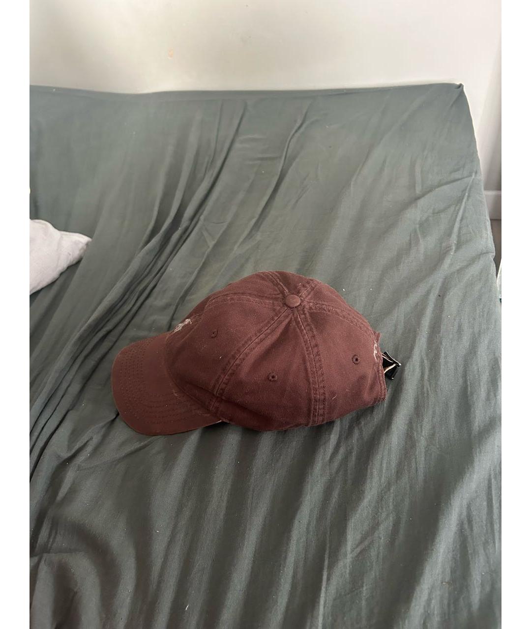 POLO RALPH LAUREN Коричневая хлопковая кепка/бейсболка, фото 2