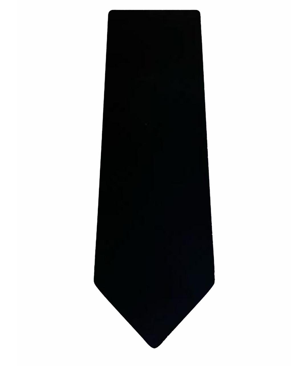 GUCCI Черный шелковый галстук, фото 1