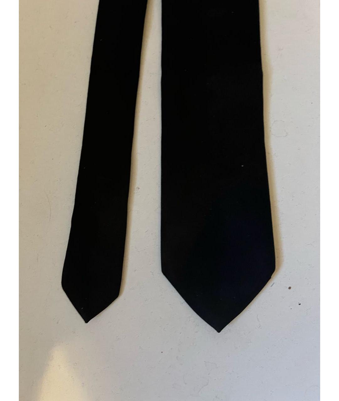 GUCCI Черный шелковый галстук, фото 2