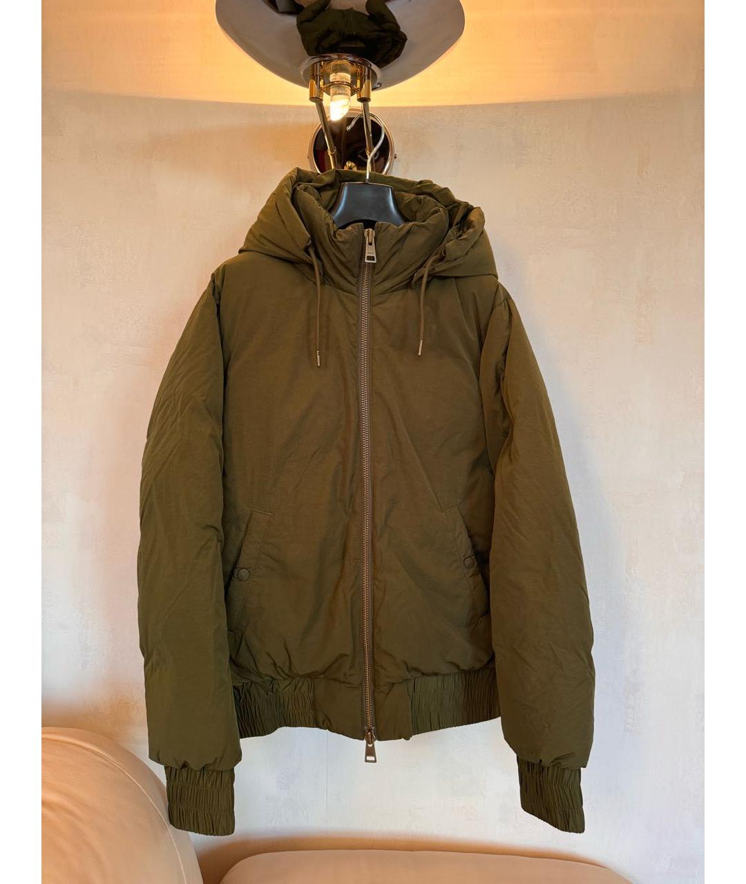 AMI ALEXANDRE MATTIUSSI Хаки пуховик, фото 9