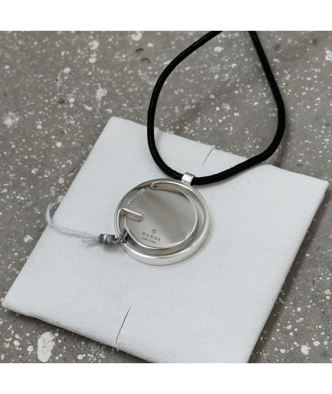 GUCCI Серебрянный серебряный кулон, фото 3