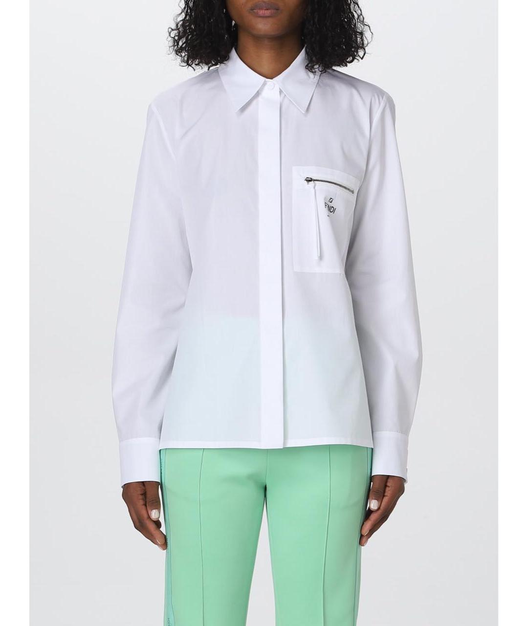 FENDI Белая рубашка, фото 4