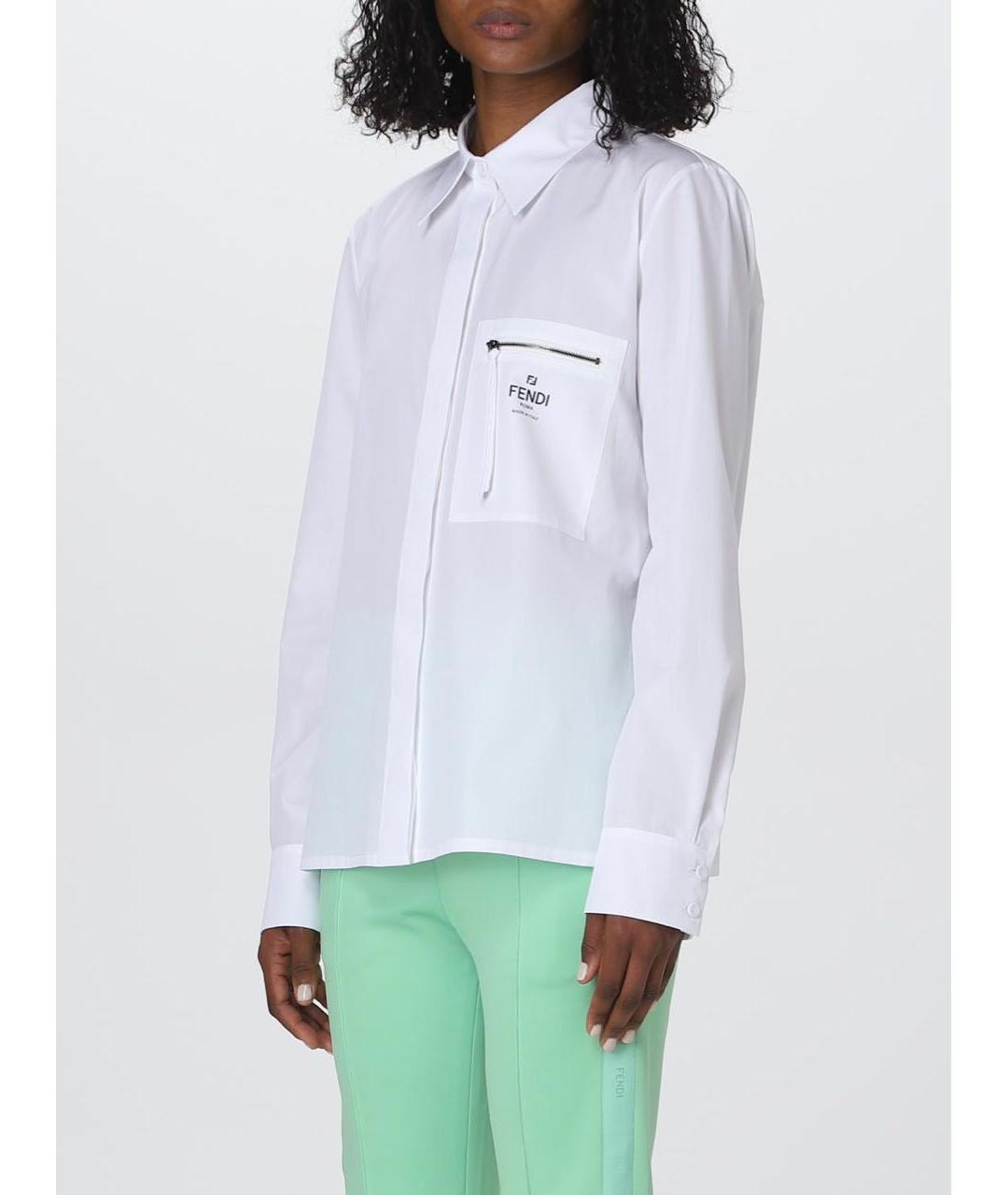 FENDI Белая рубашка, фото 3
