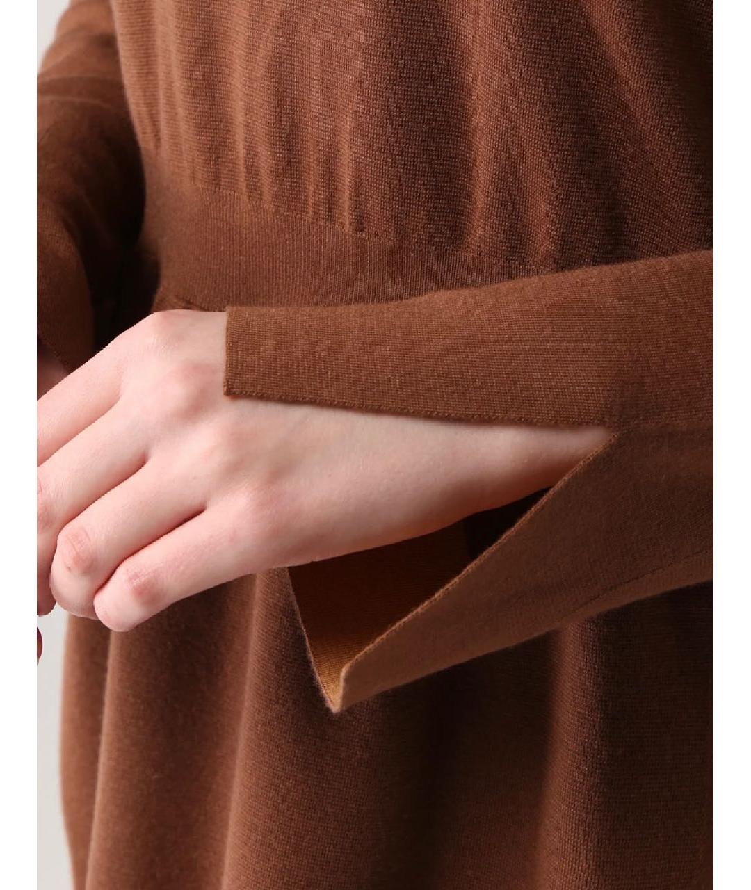 LORO PIANA Коричневый кашемировый джемпер / свитер, фото 4