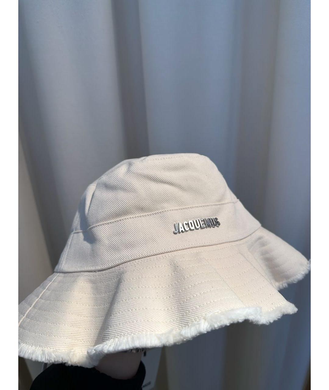 JACQUEMUS Бежевая хлопковая панама, фото 3