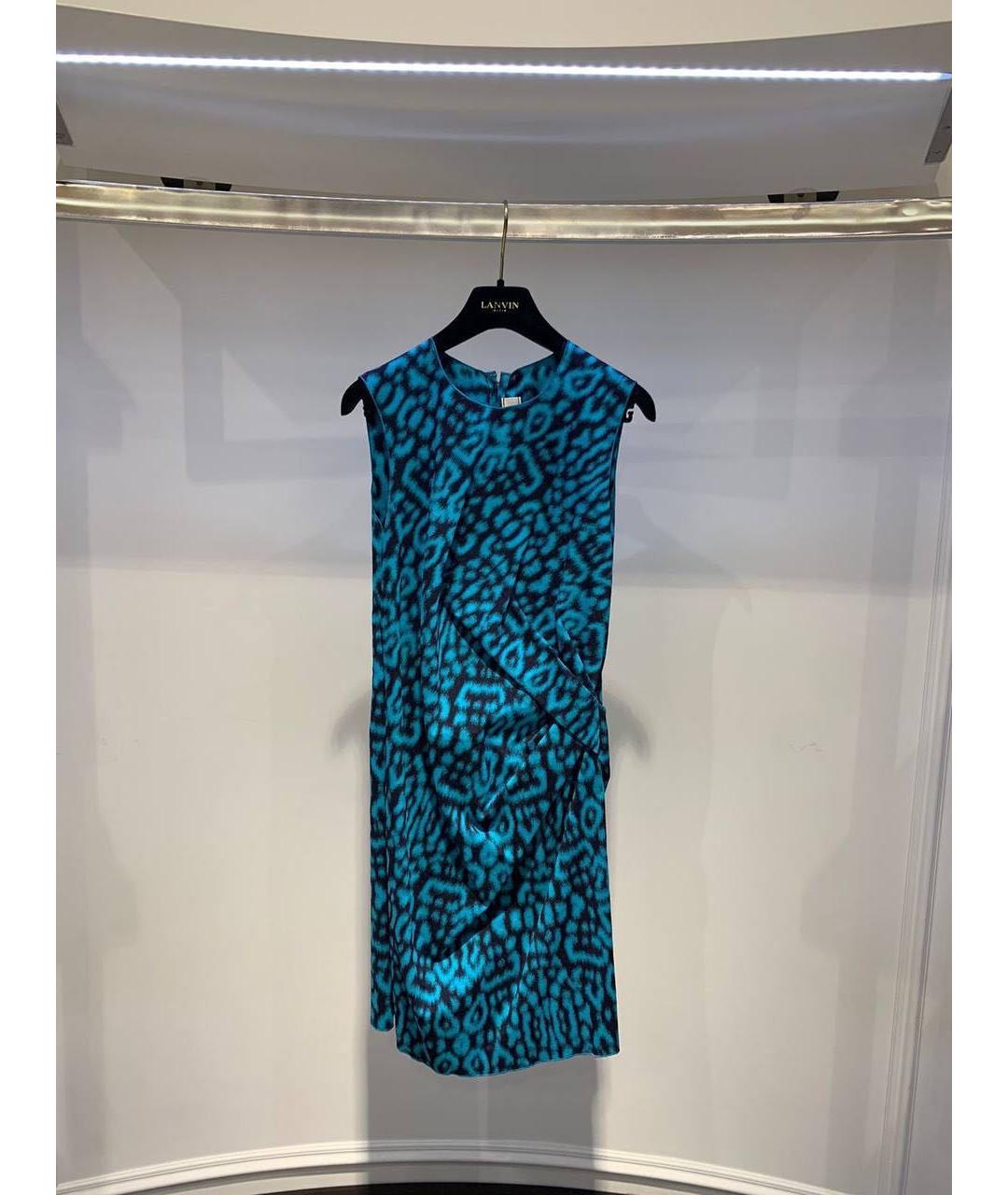 LANVIN Мульти повседневное платье, фото 3