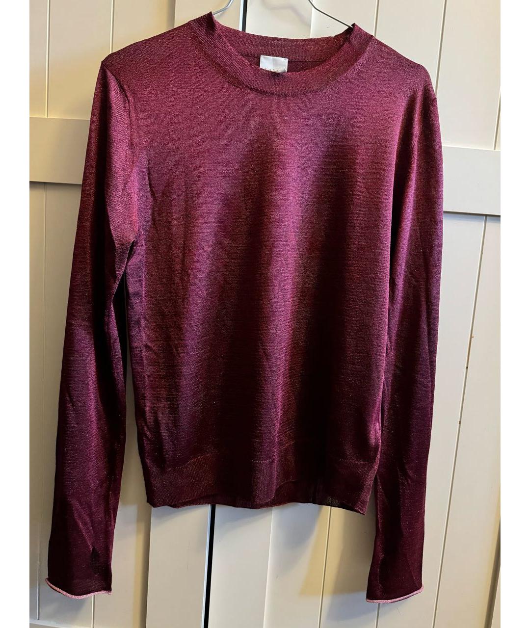 PAUL SMITH Бордовый ацетатный джемпер / свитер, фото 8