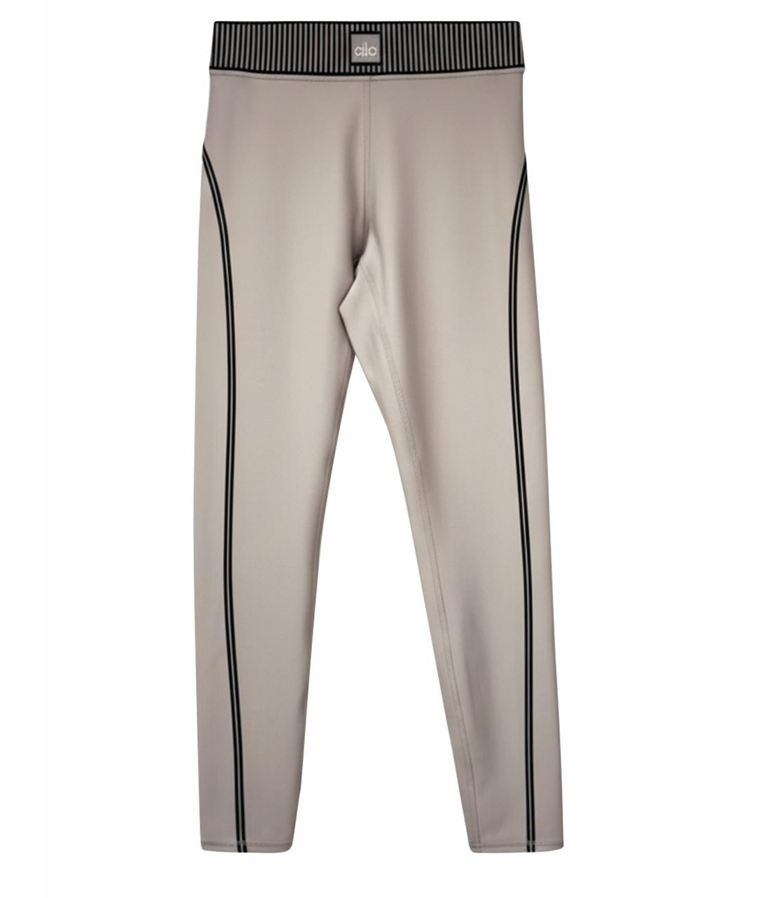 ALO YOGA Коричневые синтетические леггинсы и велосипедки, фото 1