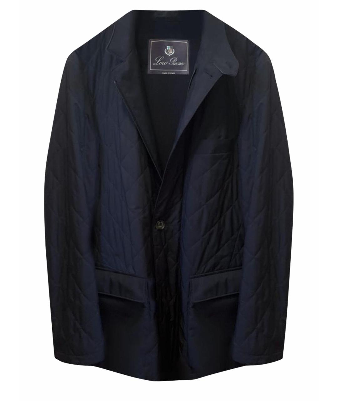 LORO PIANA Темно-синяя кашемировая куртка, фото 1