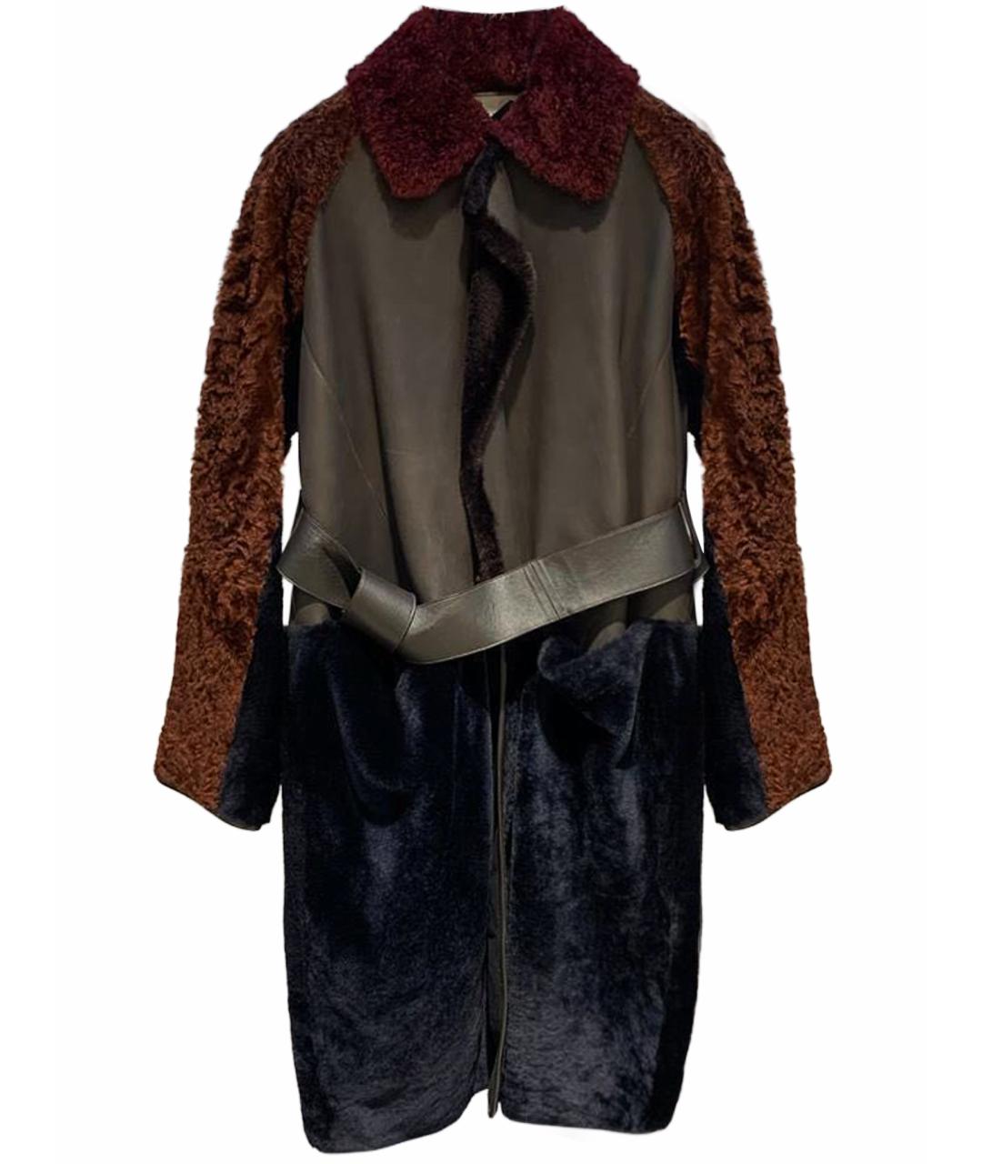 LANVIN Мульти дубленка, фото 1