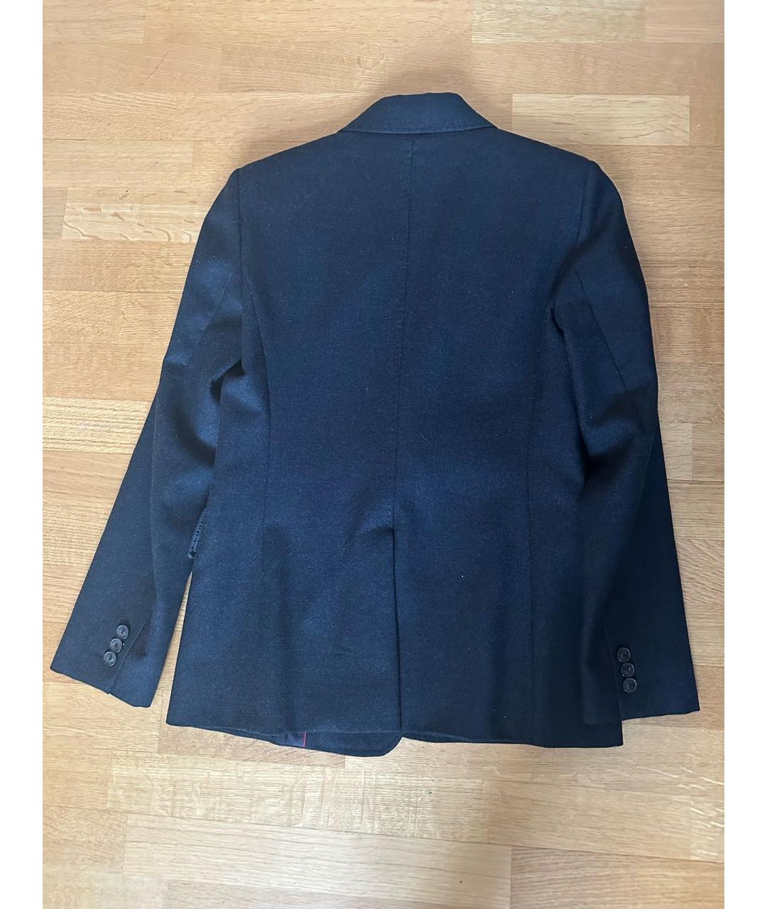 MAX MARA STUDIO Черный шерстяной жакет/пиджак, фото 2