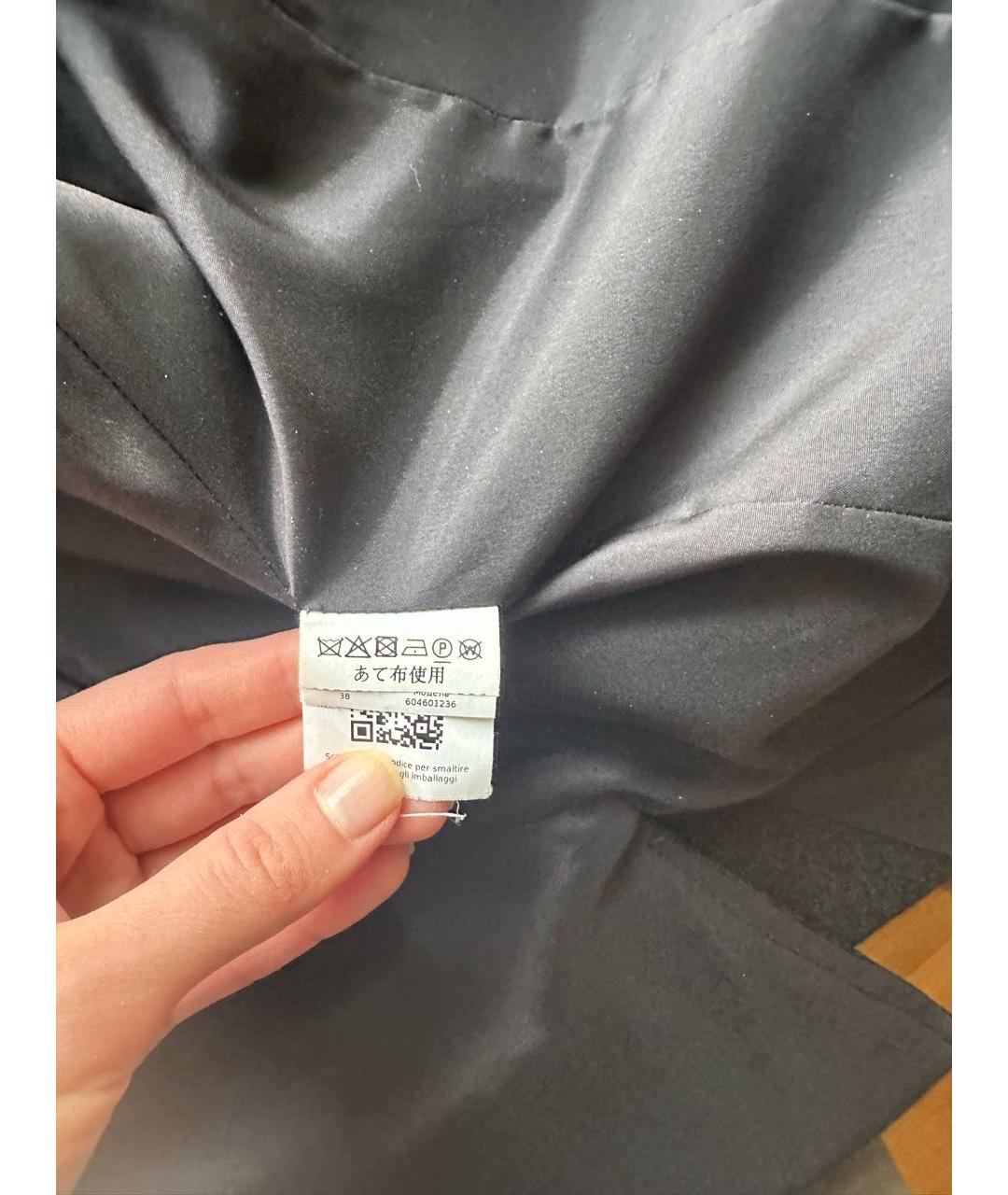 MAX MARA STUDIO Черный шерстяной жакет/пиджак, фото 6