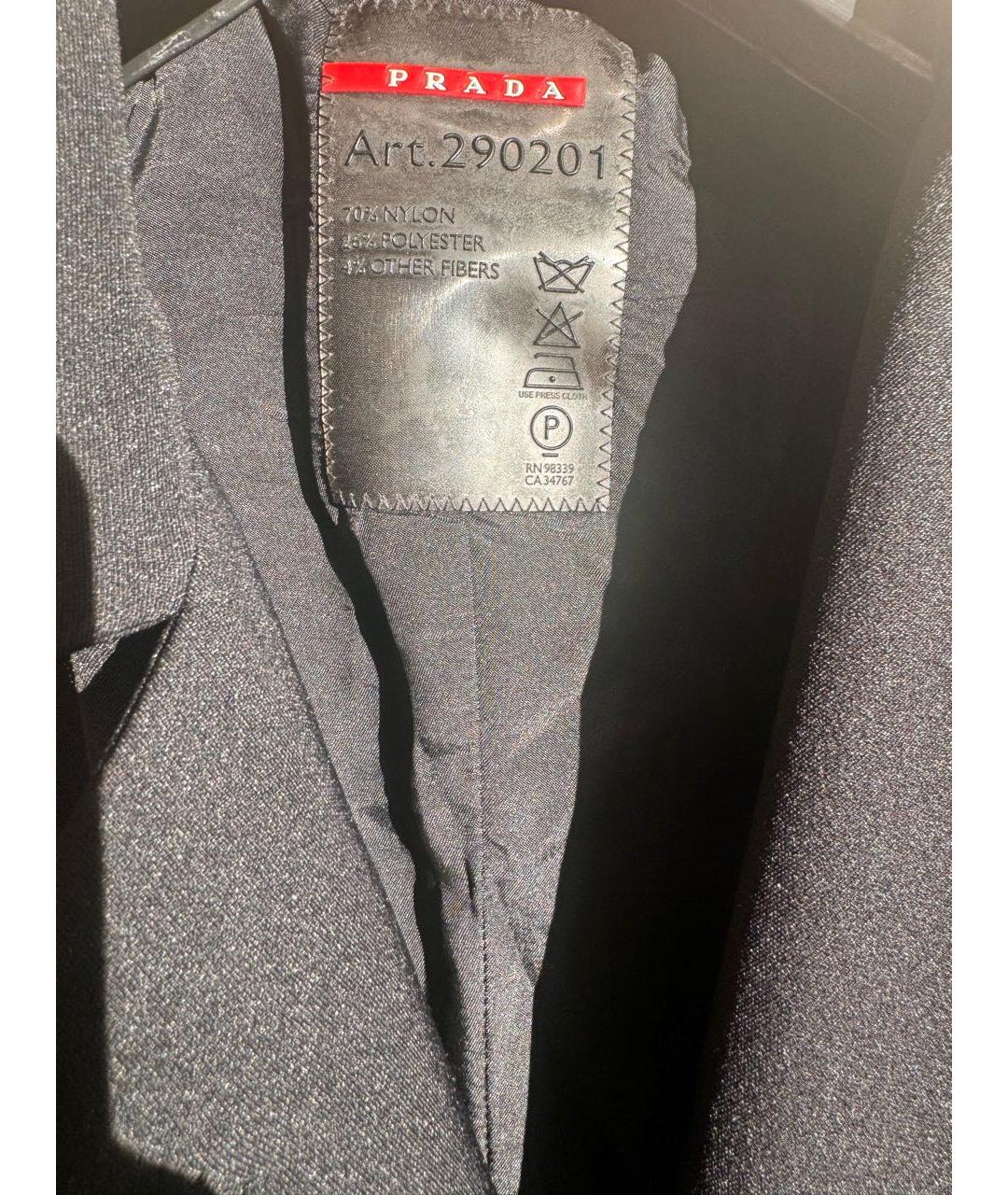 PRADA Черное пальто, фото 3