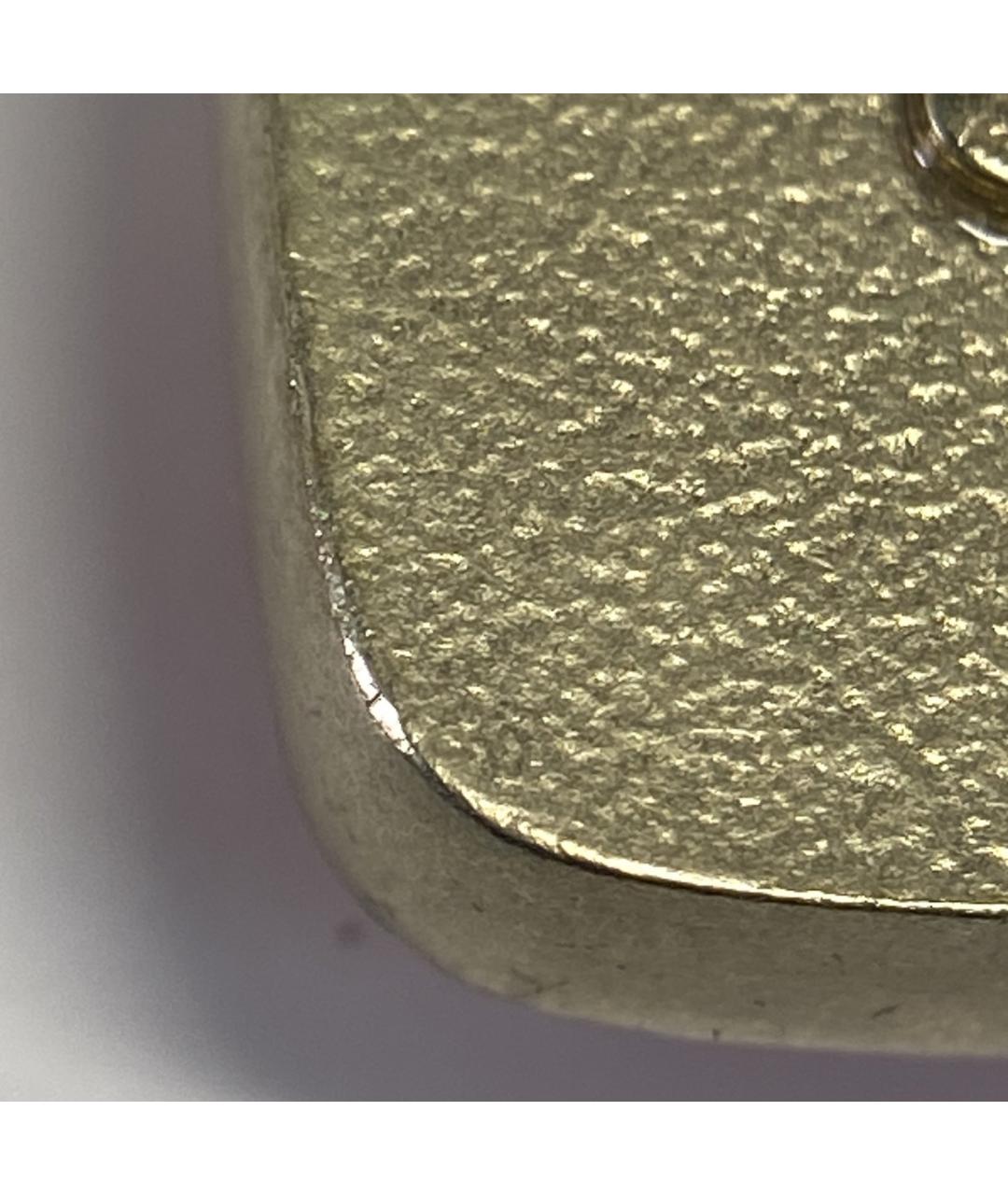 CHANEL Красные металлические серьги, фото 7