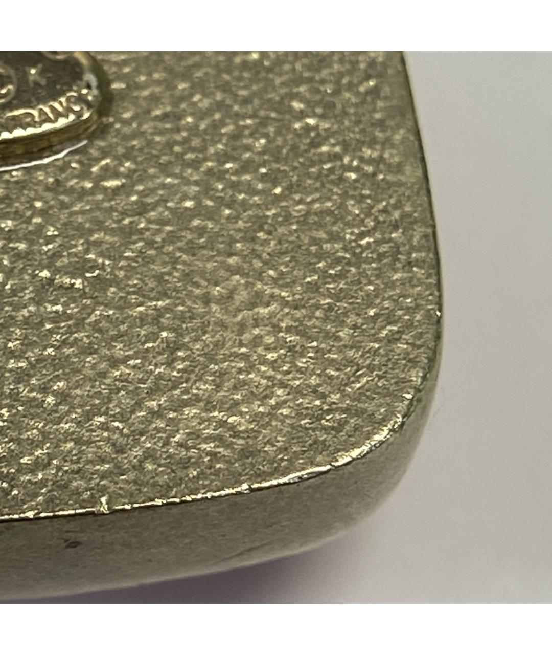 CHANEL Красные металлические серьги, фото 8