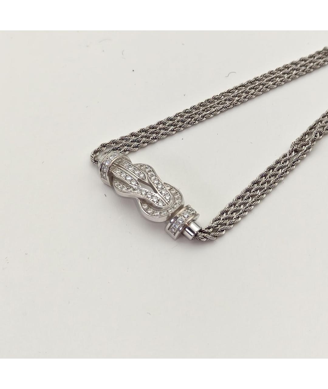 FRED Серебряное колье из белого золота, фото 4