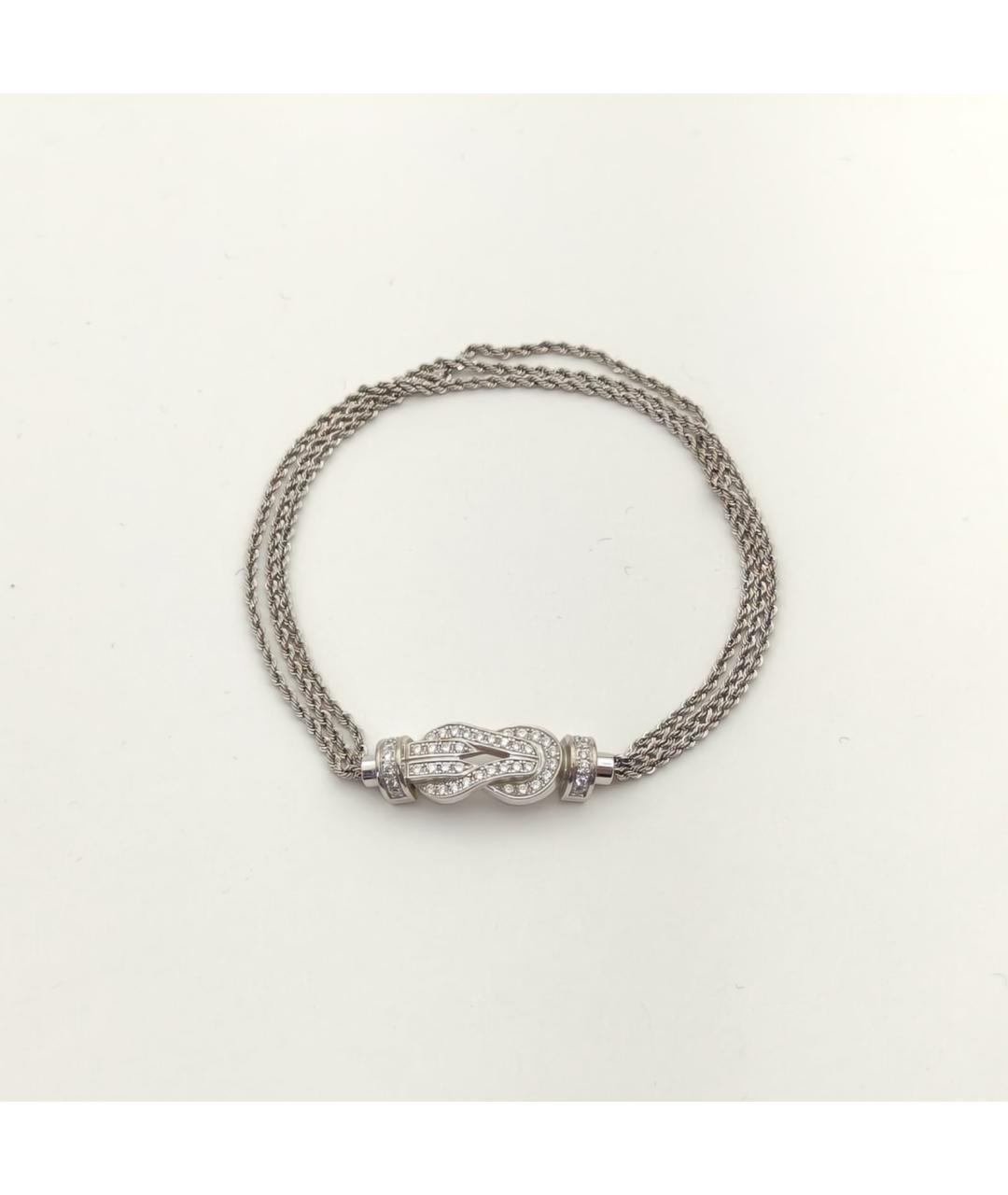 FRED Серебряное колье из белого золота, фото 3