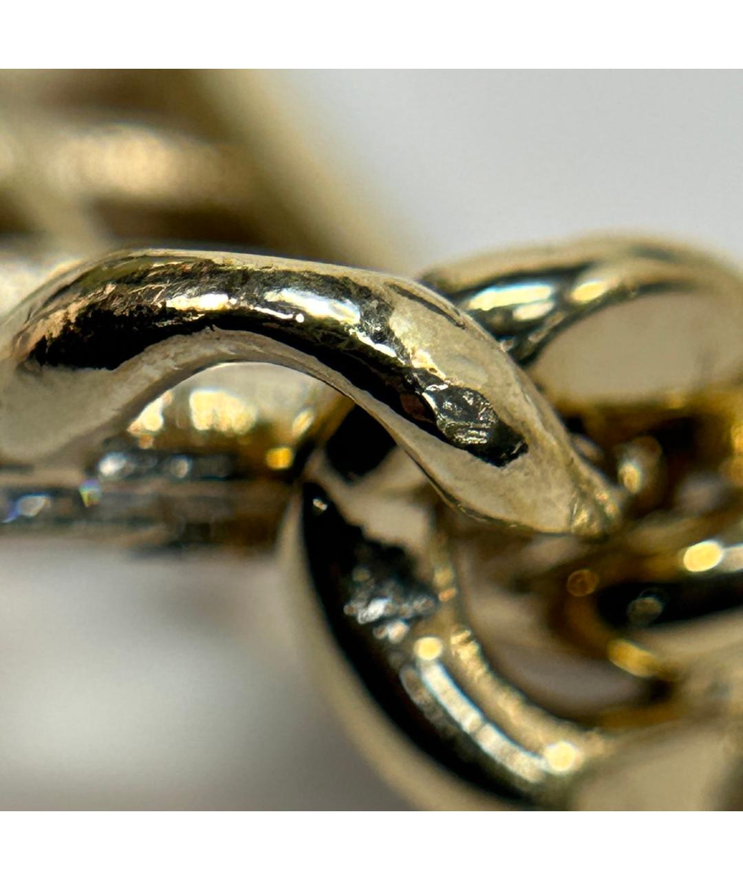 CHANEL Золотой металлический чокер, фото 7