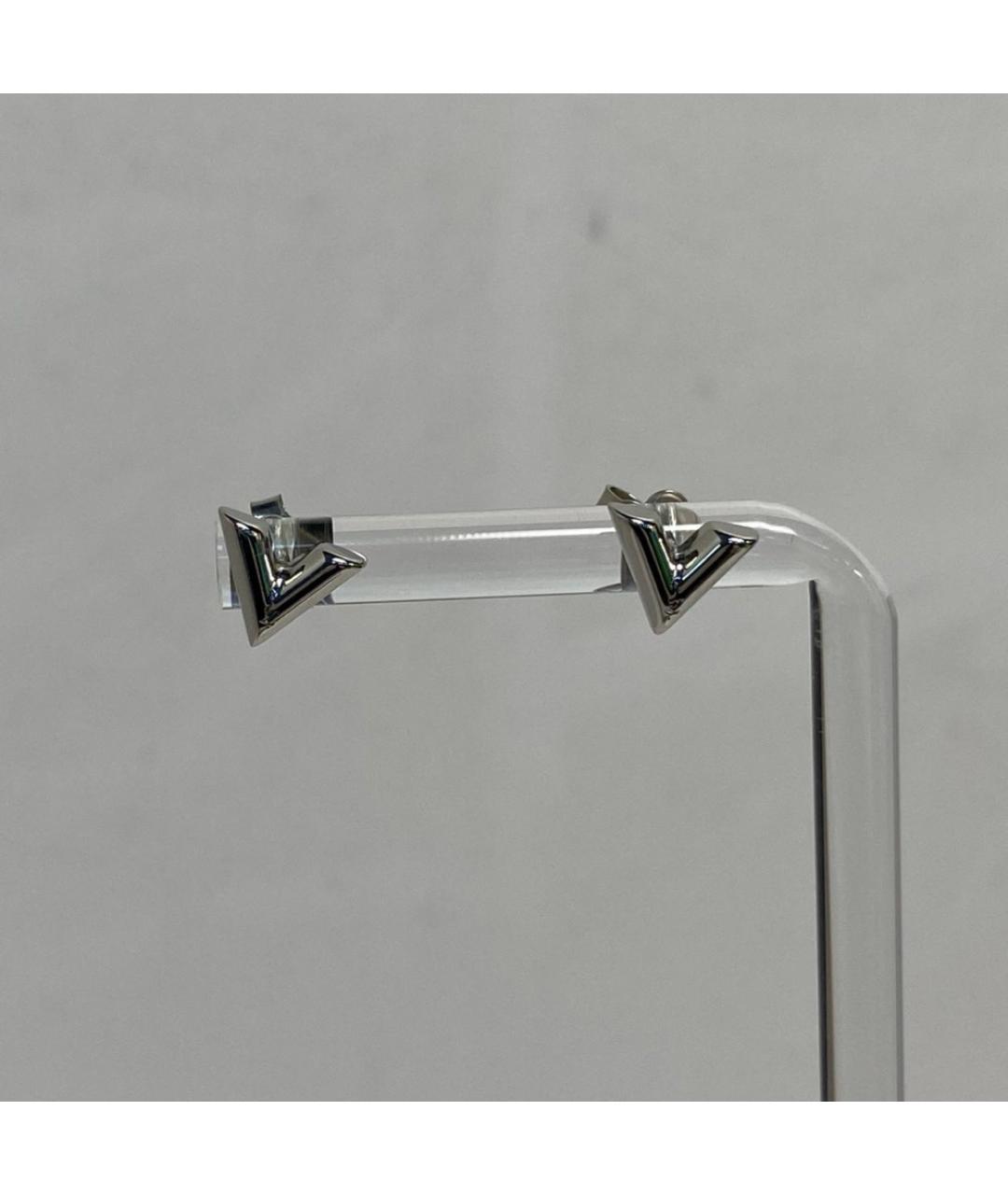 LOUIS VUITTON Серебряные металлические серьги, фото 5