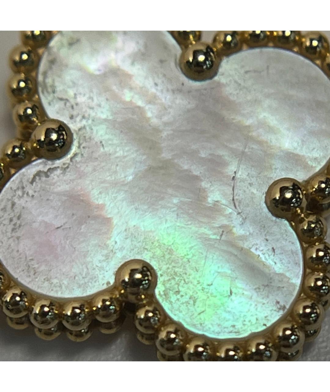 VAN CLEEF & ARPELS Белый браслет из желтого золота, фото 8