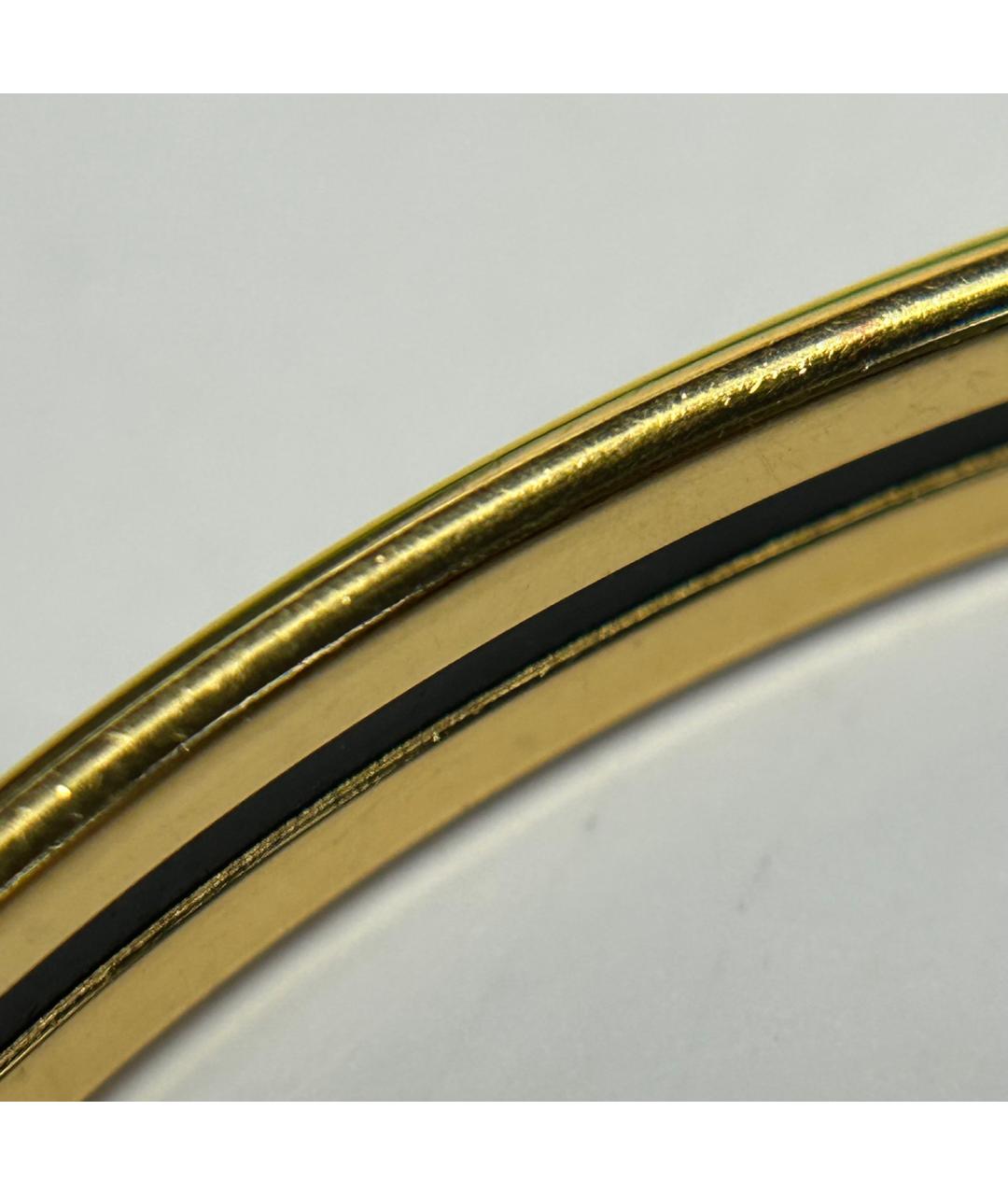 HERMES Золотой металлический браслет, фото 6