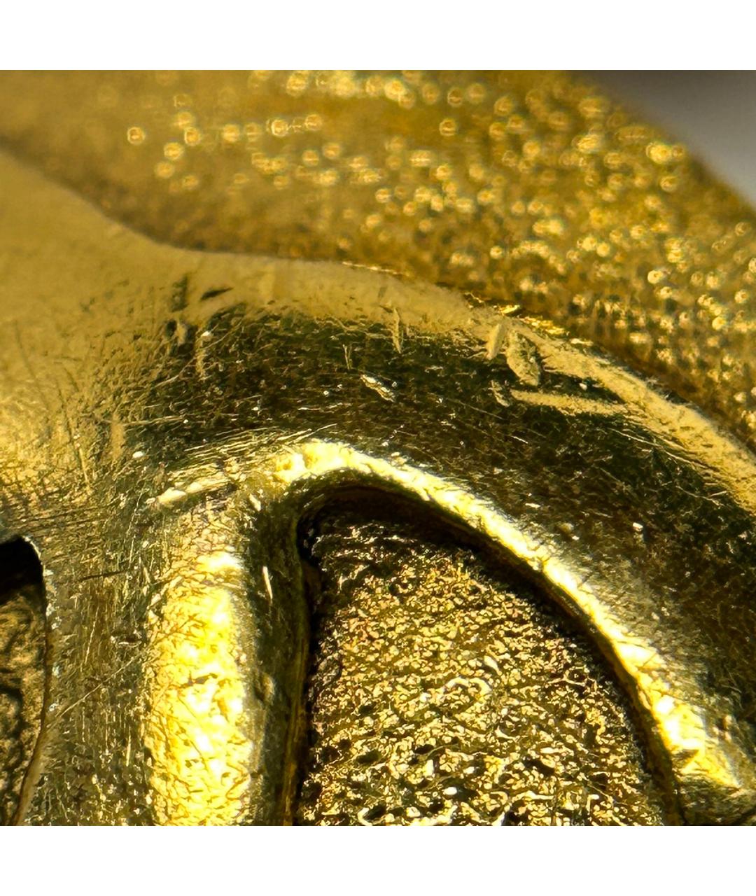 CHANEL Золотое металлическое колье, фото 9