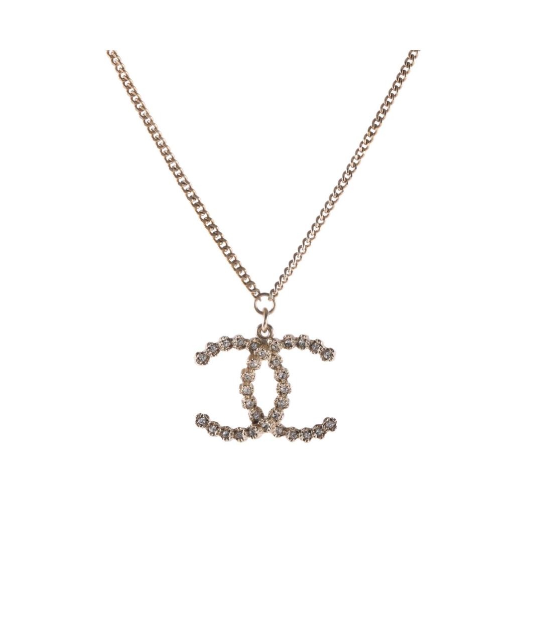 CHANEL Золотая металлическая подвеска, фото 1