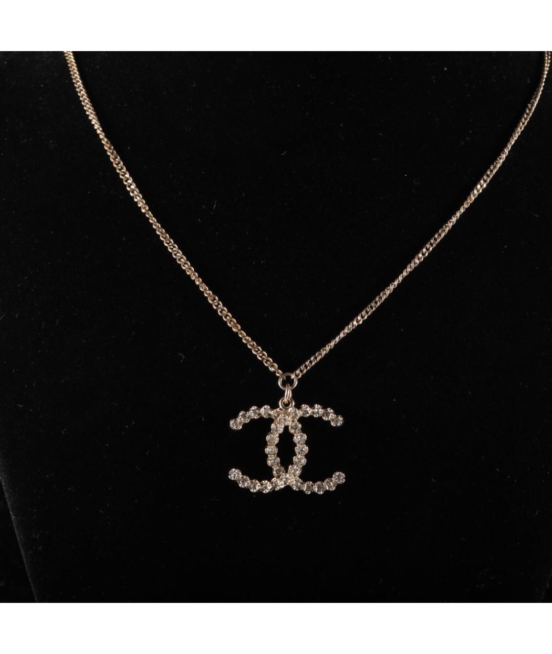 CHANEL Золотая металлическая подвеска, фото 5