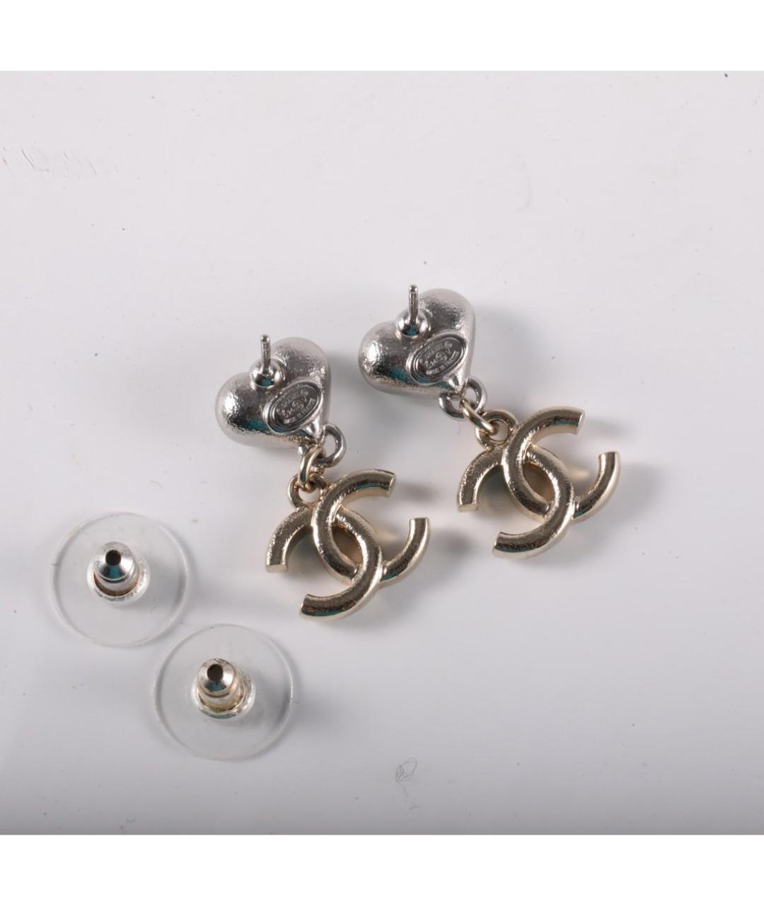 CHANEL Металлические серьги, фото 2