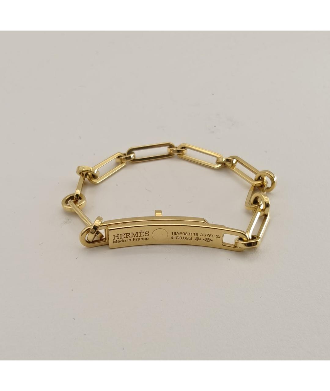 HERMES Золотой браслет из желтого золота, фото 2