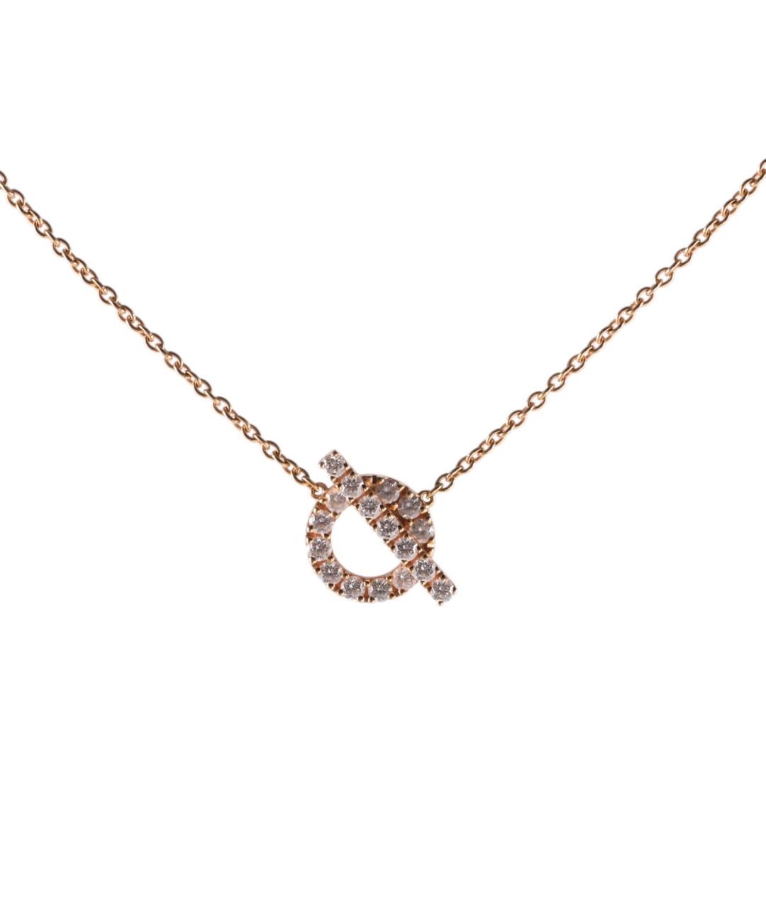 HERMES Золотое колье из розового золота, фото 1