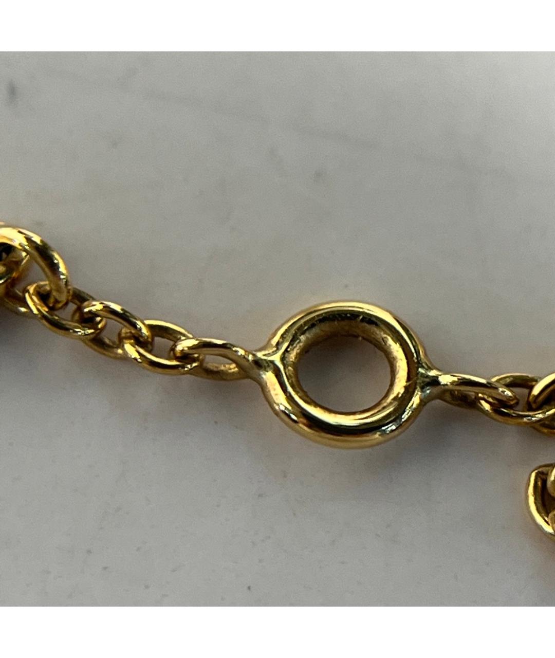 CHRISTIAN DIOR Зеленые колье из желтого золота, фото 9