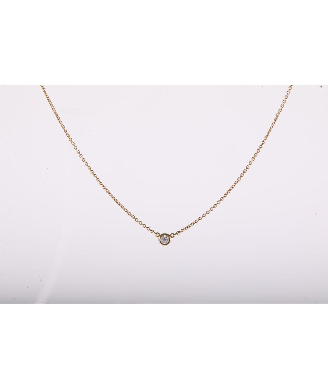 TIFFANY&CO Золотое колье из желтого золота, фото 2