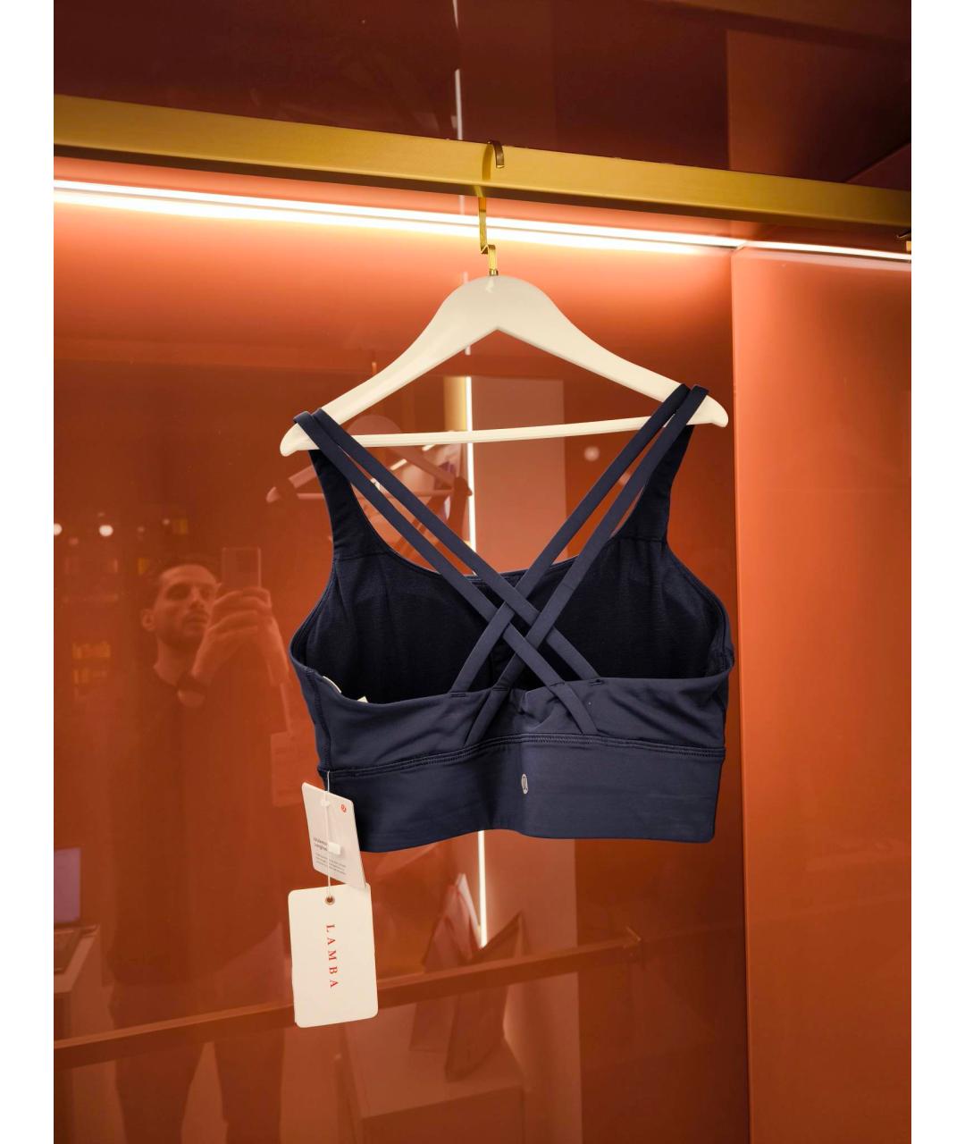 Lululemon Темно-синий синтетический корсет, фото 2