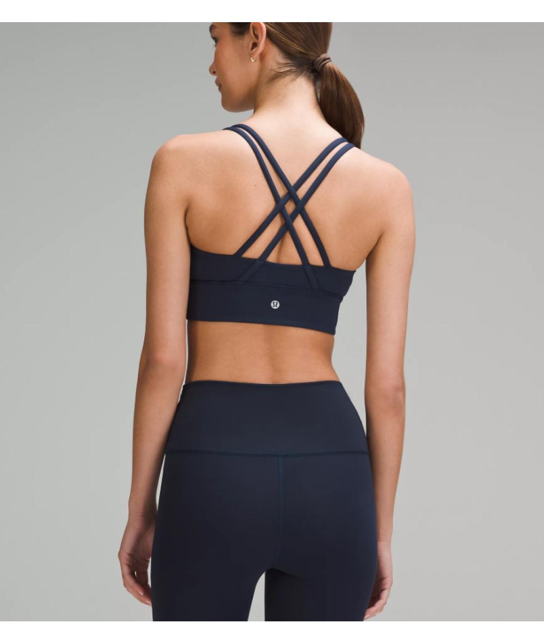 Lululemon Темно-синий синтетический корсет, фото 4