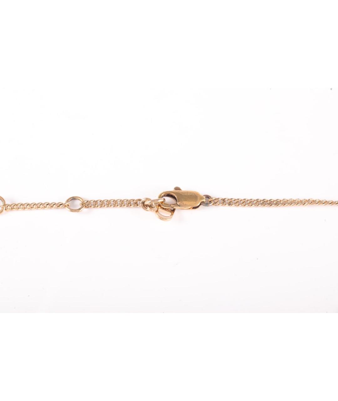 CHRISTIAN DIOR Золотое металлическое колье, фото 6