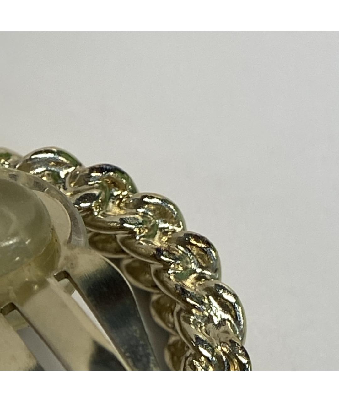 CHANEL Золотые металлические клипсы, фото 9