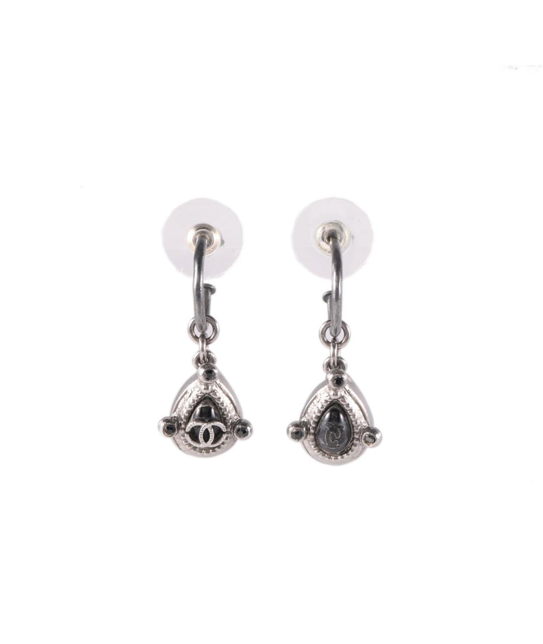 CHANEL Серебряные металлические серьги, фото 1