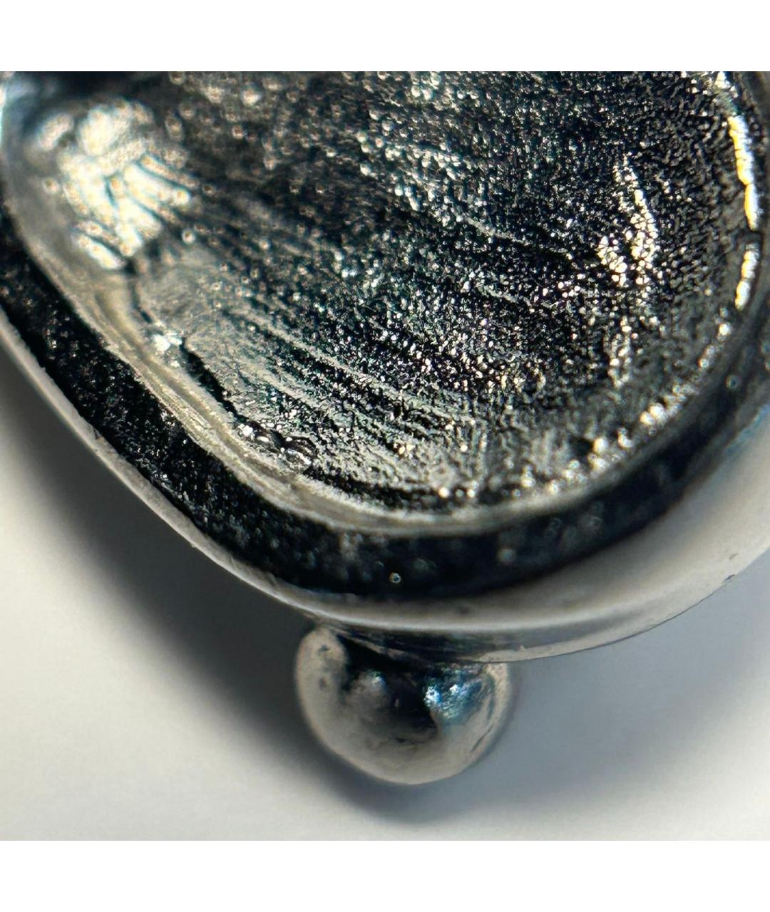 CHANEL Серебряные металлические серьги, фото 9