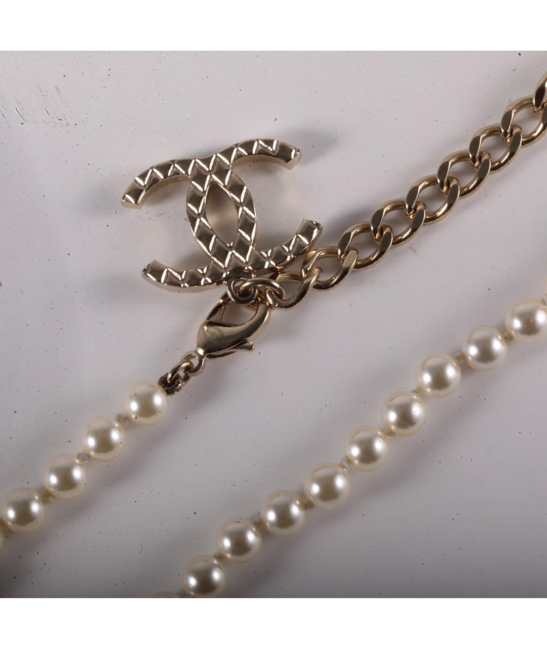 CHANEL Черное металлическое колье, фото 6