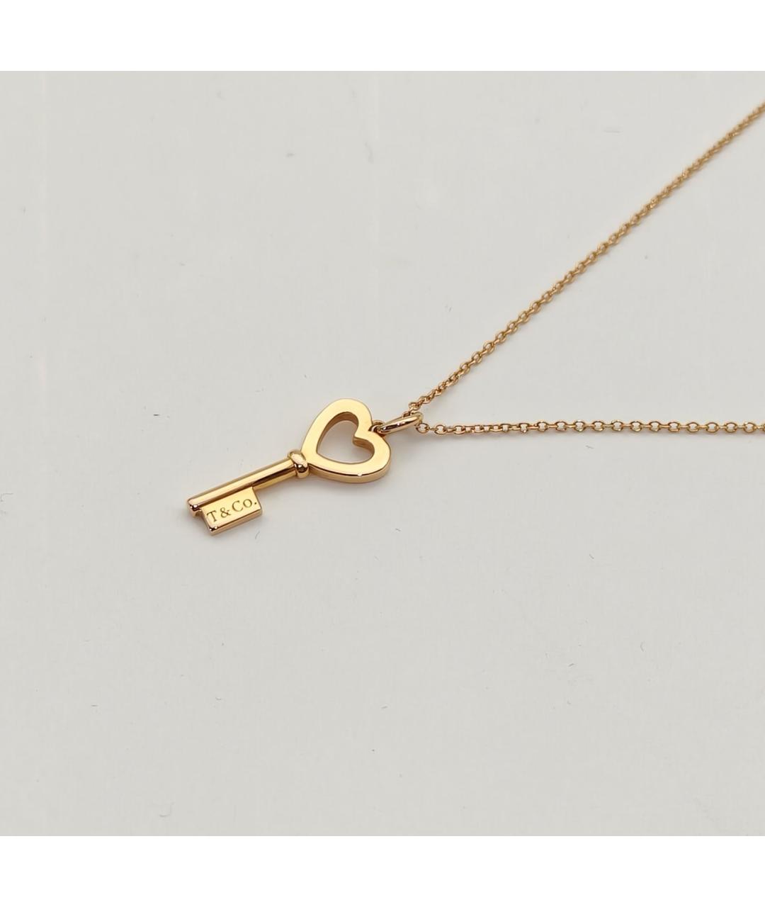 TIFFANY&CO Золотая подвеска из желтого золота, фото 3