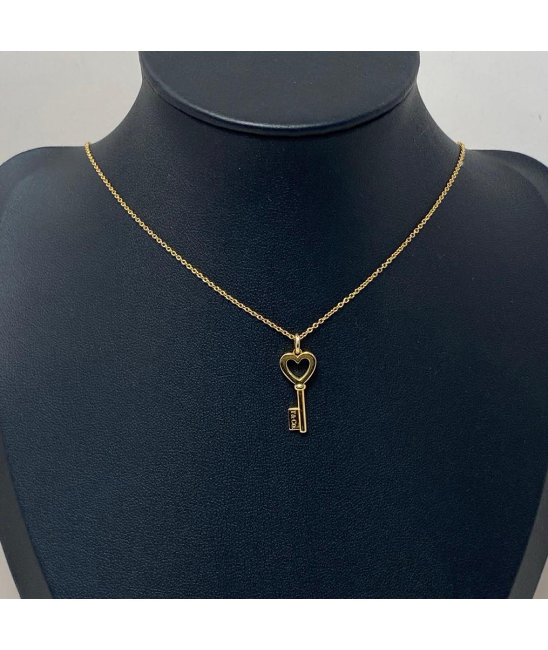 TIFFANY&CO Золотая подвеска из желтого золота, фото 8