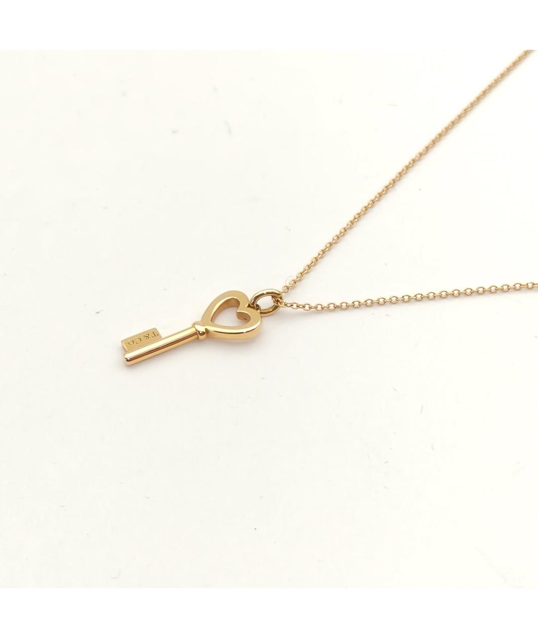 TIFFANY&CO Золотая подвеска из желтого золота, фото 4