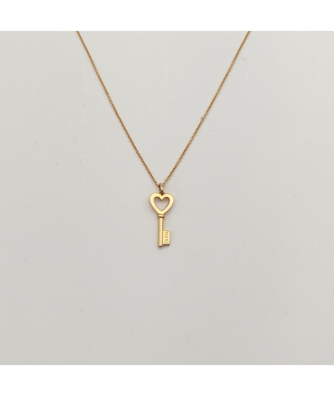 TIFFANY&CO Золотая подвеска из желтого золота, фото 2
