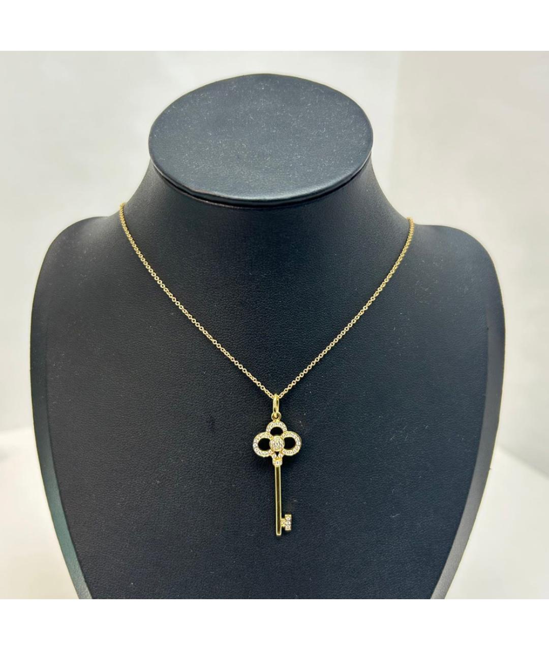 TIFFANY&CO Золотая подвеска из желтого золота, фото 4