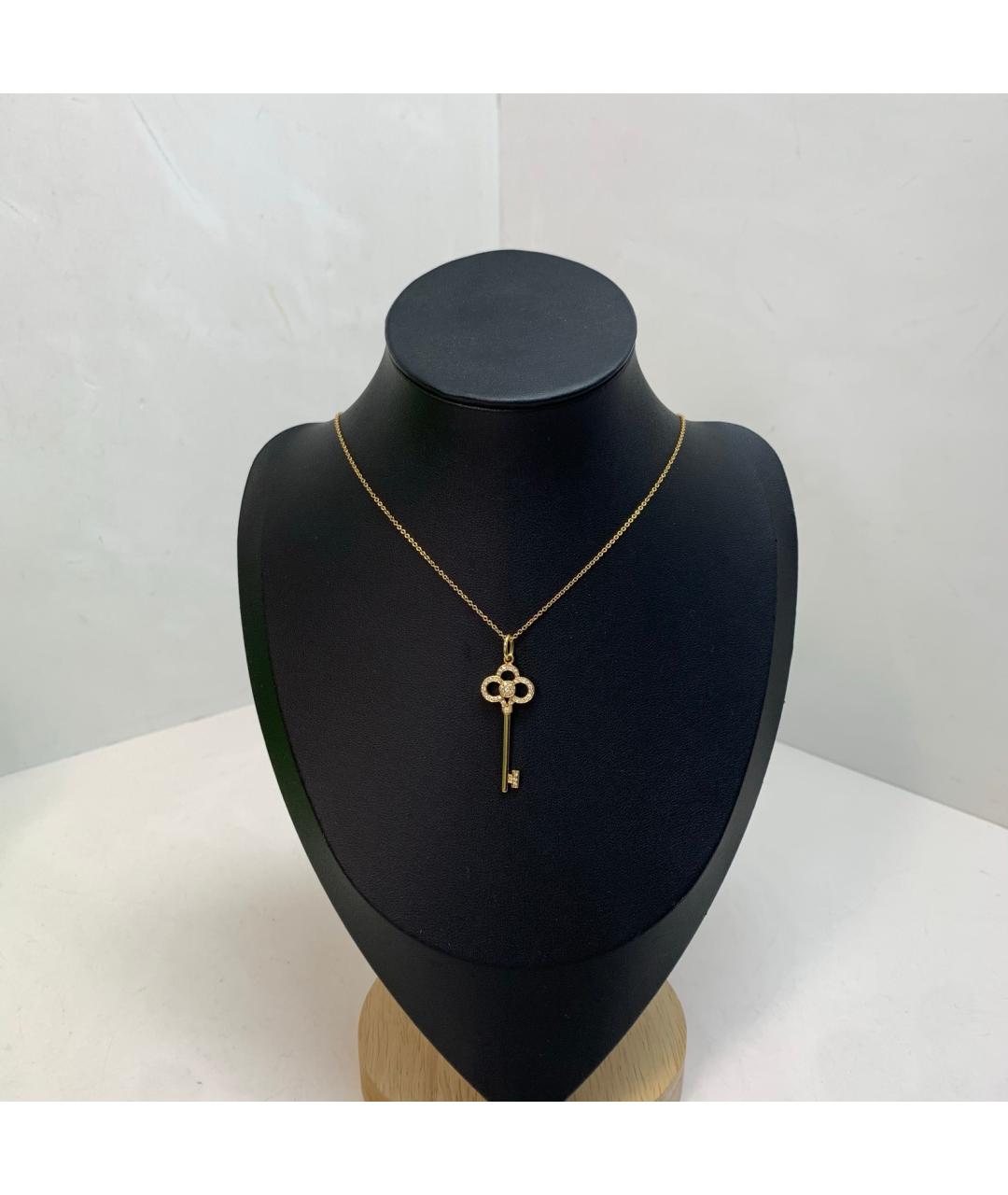 TIFFANY&CO Золотая подвеска из желтого золота, фото 2