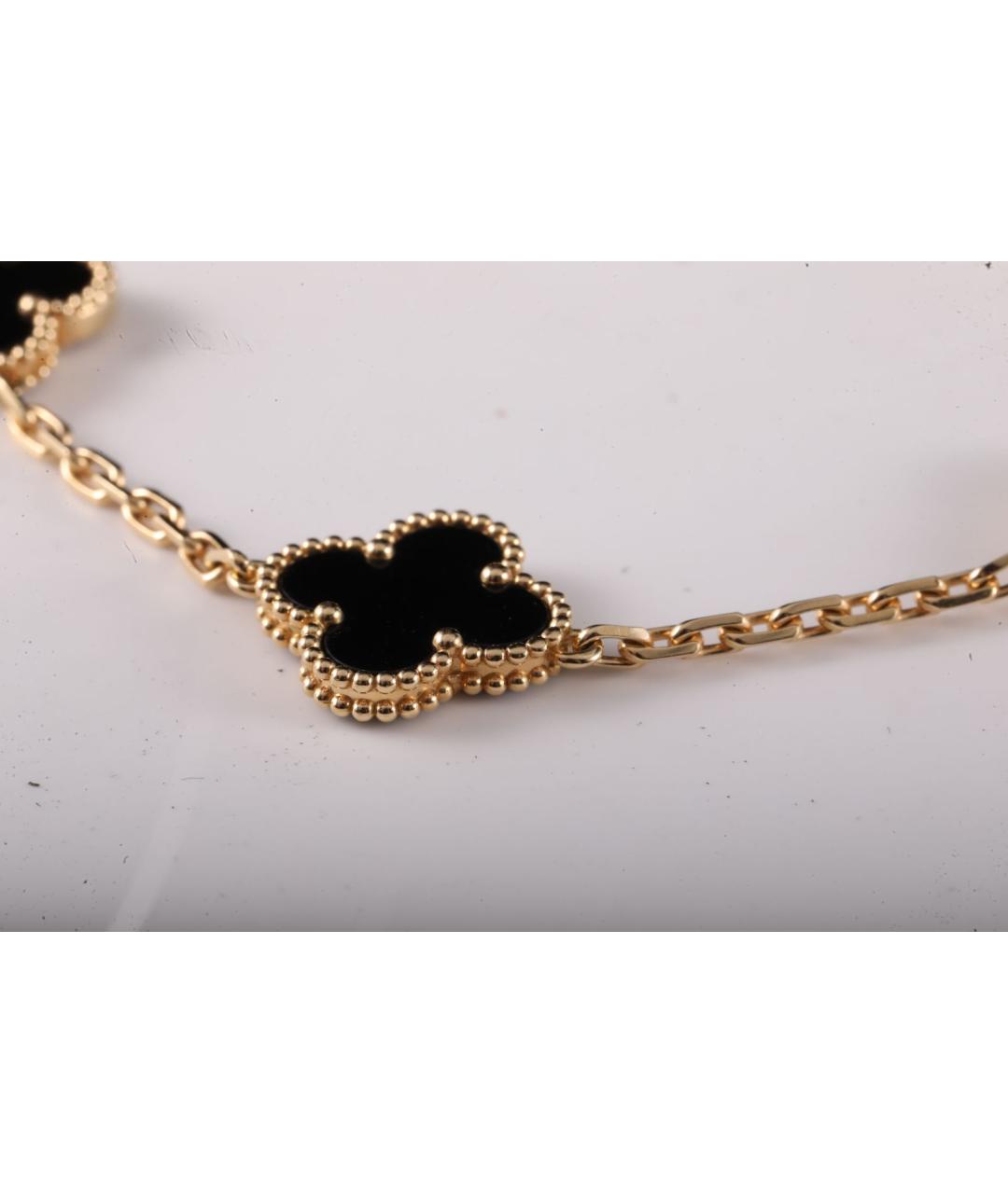 VAN CLEEF & ARPELS Черный браслет из желтого золота, фото 3