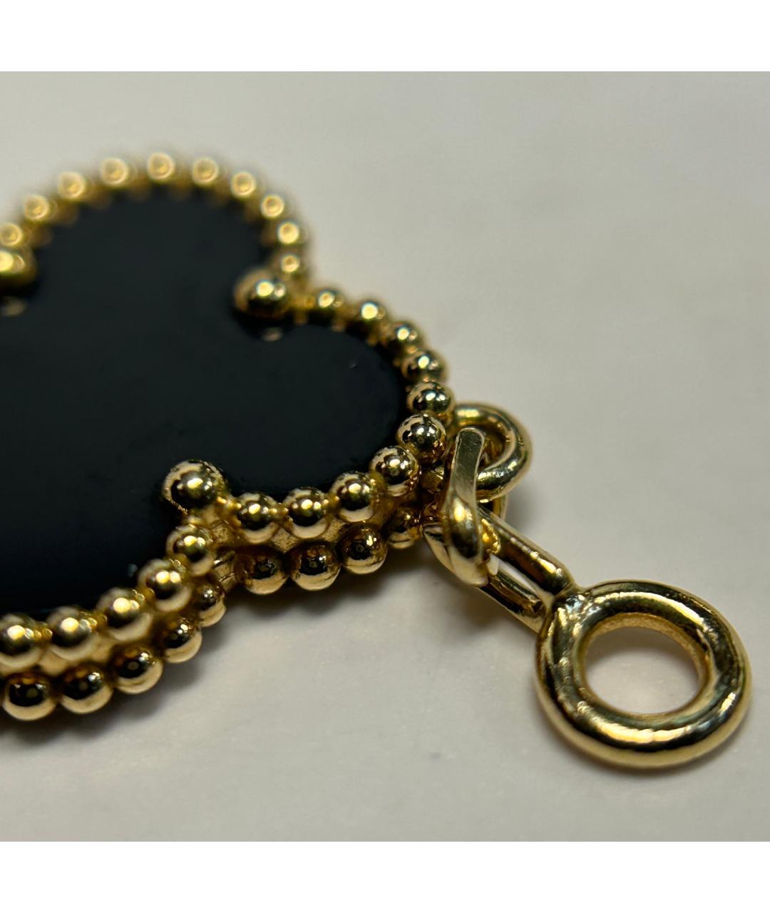 VAN CLEEF & ARPELS Черный браслет из желтого золота, фото 9