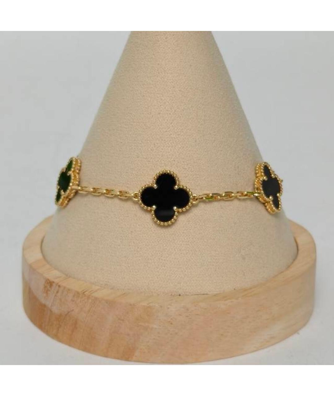 VAN CLEEF & ARPELS Черный браслет из желтого золота, фото 6