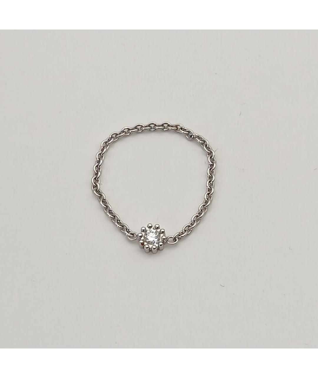 CHRISTIAN DIOR Серое кольцо из белого золота, фото 2